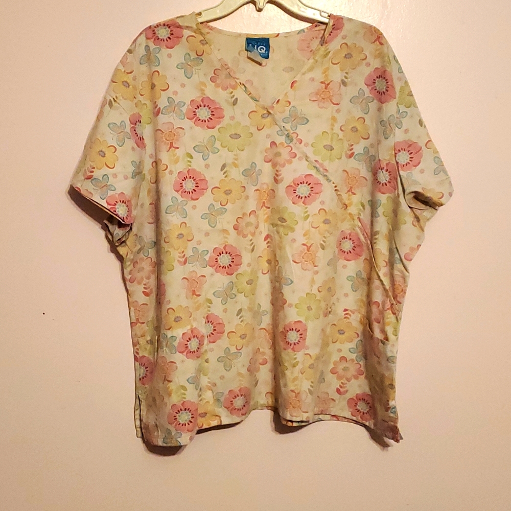 Floral Scrub Shirt